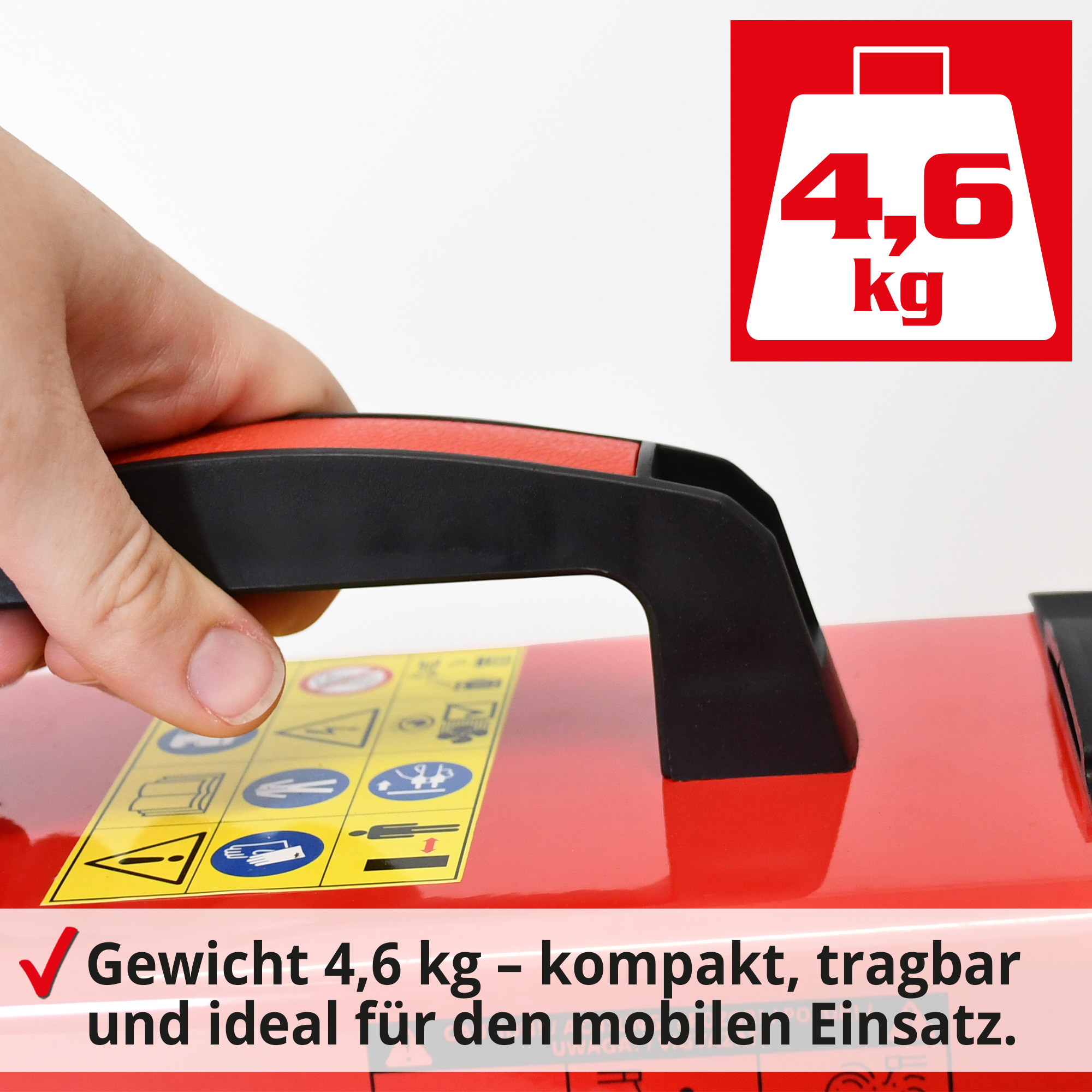 Hecht 1828 MMA Inverter Schweißgerät; leichtes Gewicht - kompakt, tragbar und ideal den mobilen Einsatz