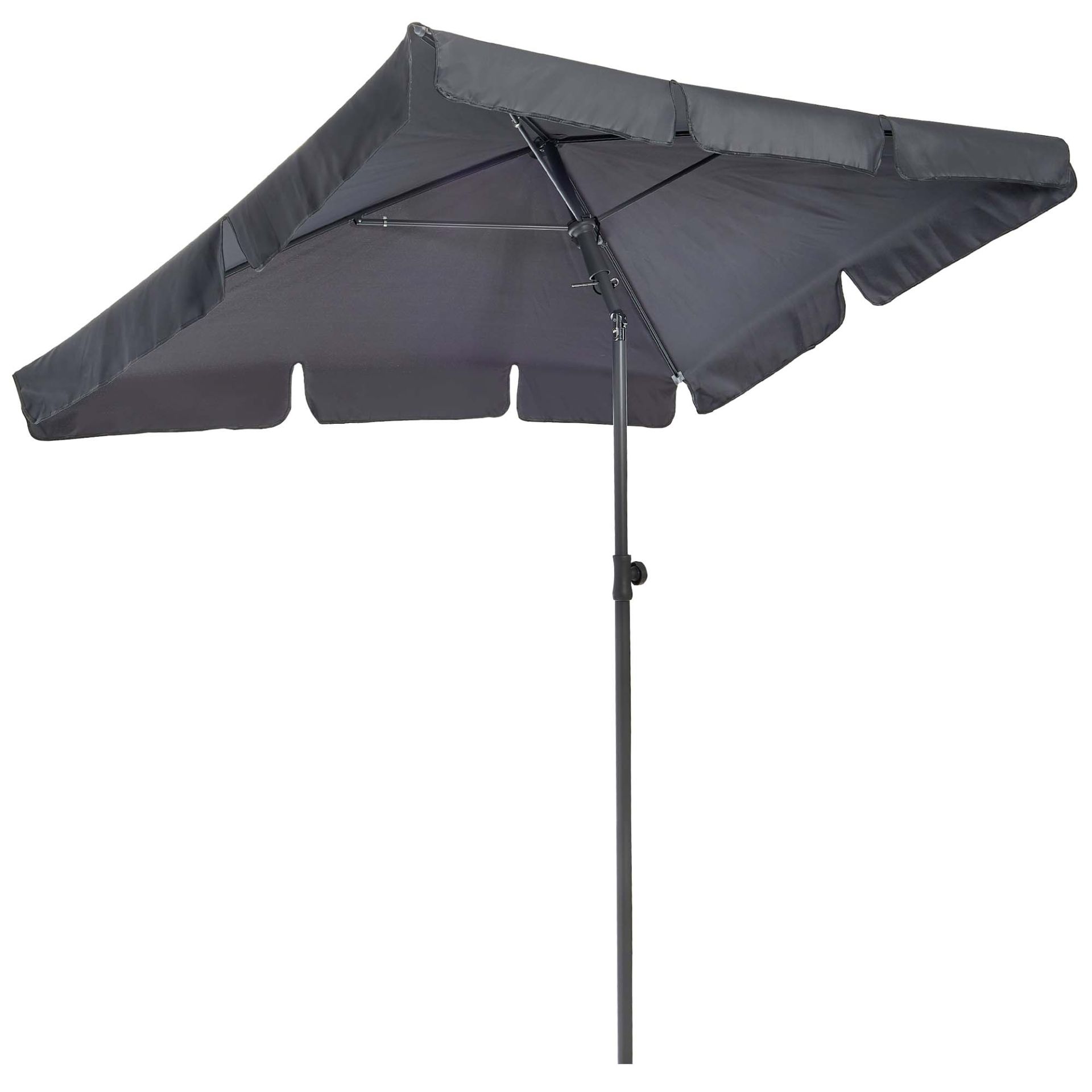 TOM Sonnenschirm SU-100 Anthrazit; großer Sonnenschirm
