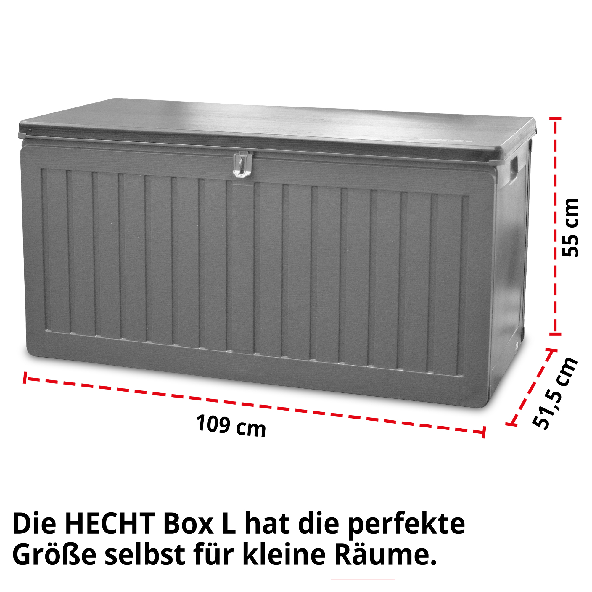 Hecht BOX L hat die perfekte Größe selbst für kleine Räume