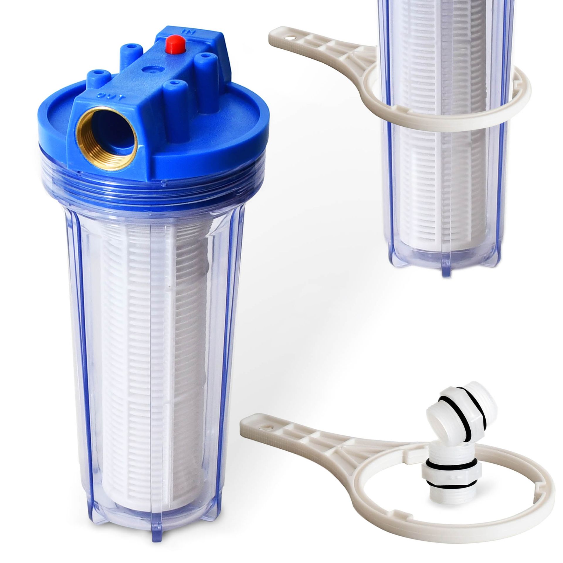 Wasserfilter WF-6055; Überdruckventil verhindert Überlastung und sorgt für reibungslosen Betrieb