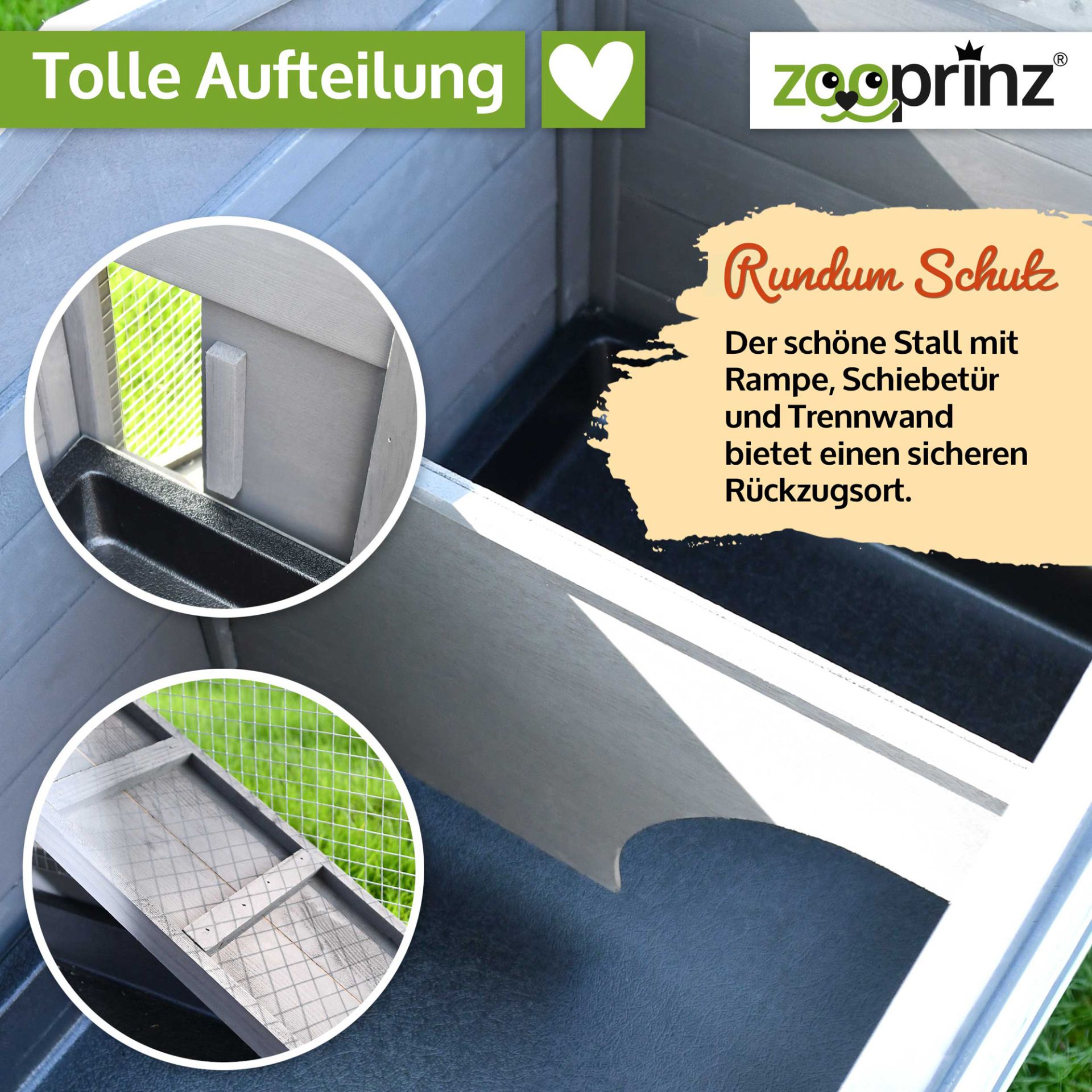 Hasenstall Rudy; Trennwand mit Durchgang