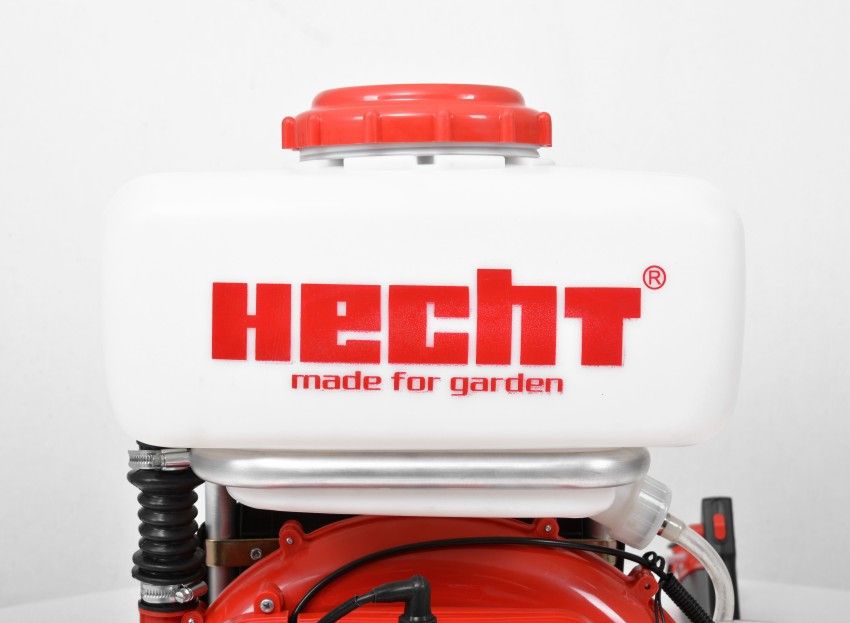 HECHT Benzin Motor Rücken Spritze 459 Hochwertiger Kunststoffbehälter