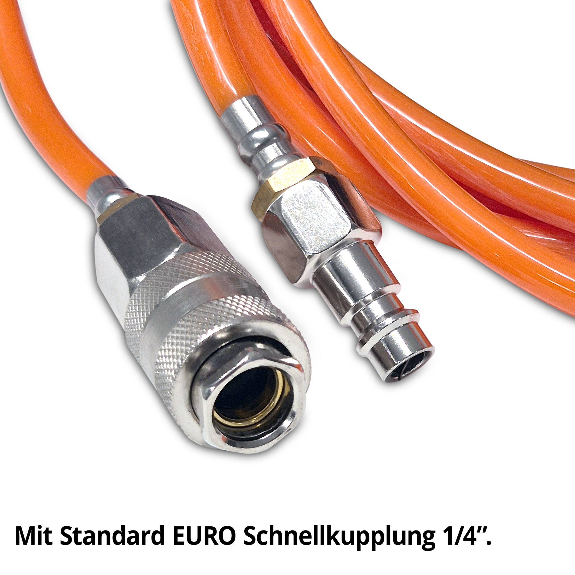 Druckluftschlauchaufroller mit Standard EURO Schnellkupplung