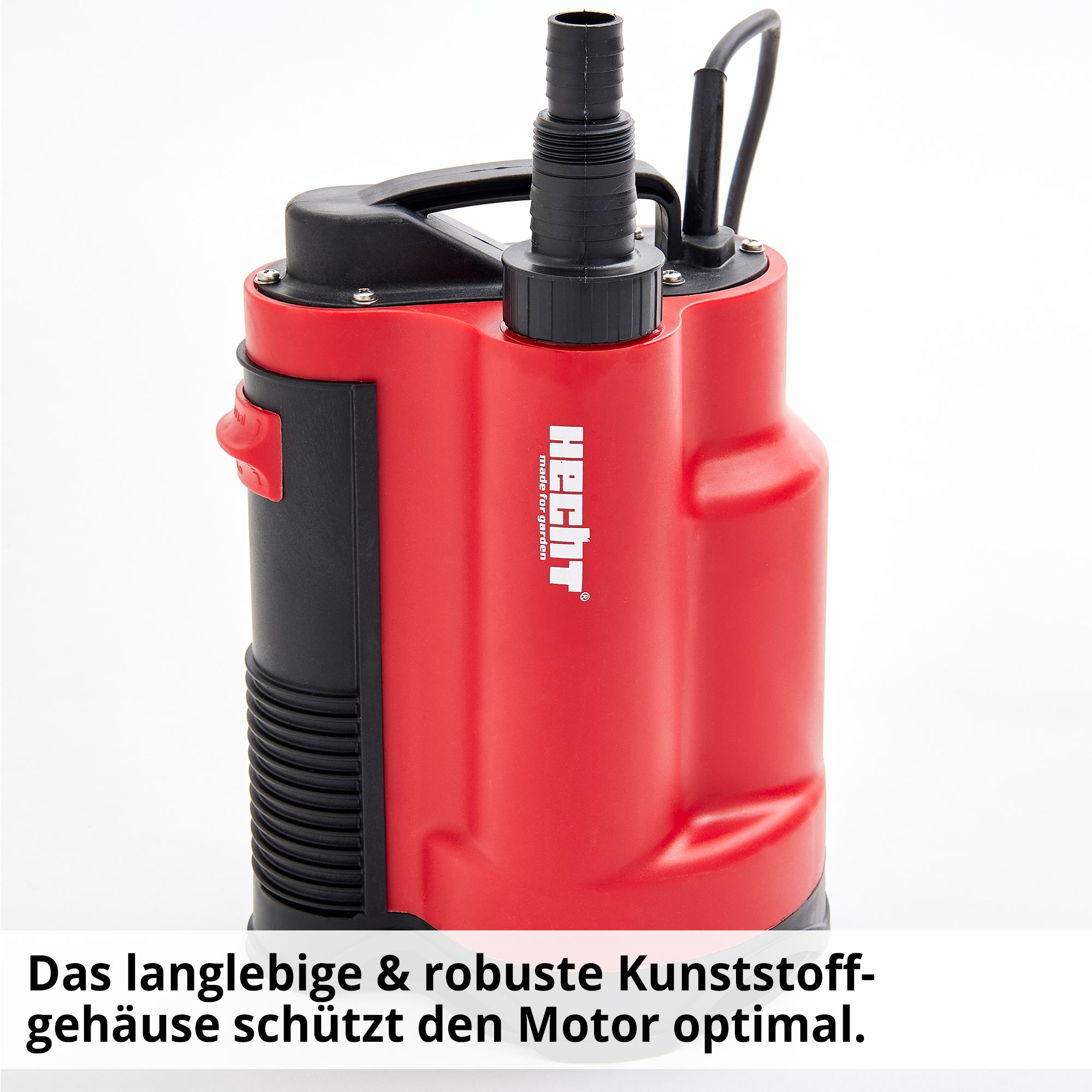 HECHT Tauchpumpe 3775 Tauchpumpe mit robustem und sicherem kunststoffgehäuse