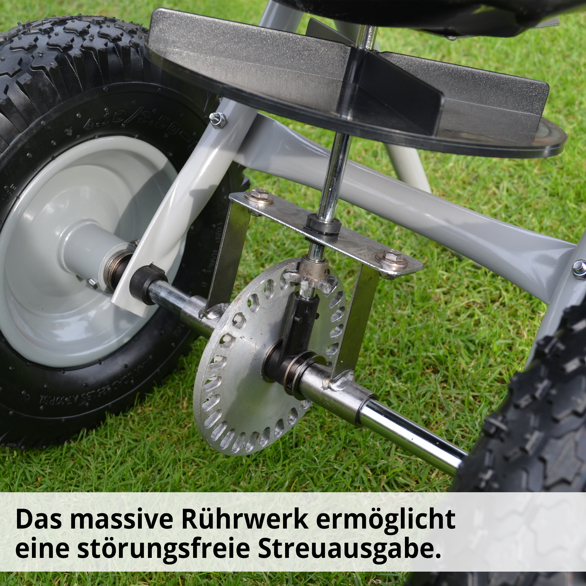 Hecht Streuwagen 229 mit Rührwerk ideal für die Düngerstreuer 