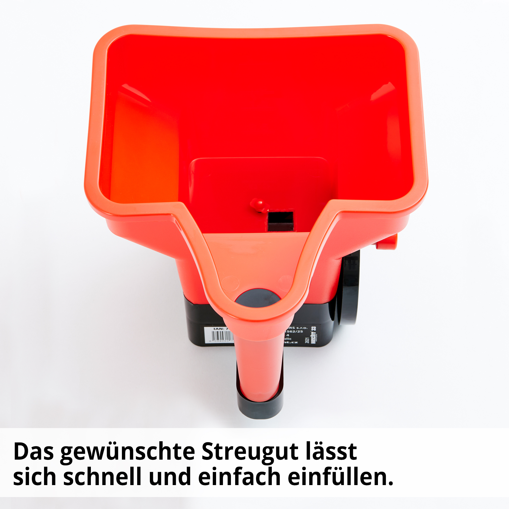 Hecht Handstreuer 33 mit 3 Liter Volumen und 3 Meter Streubreite 