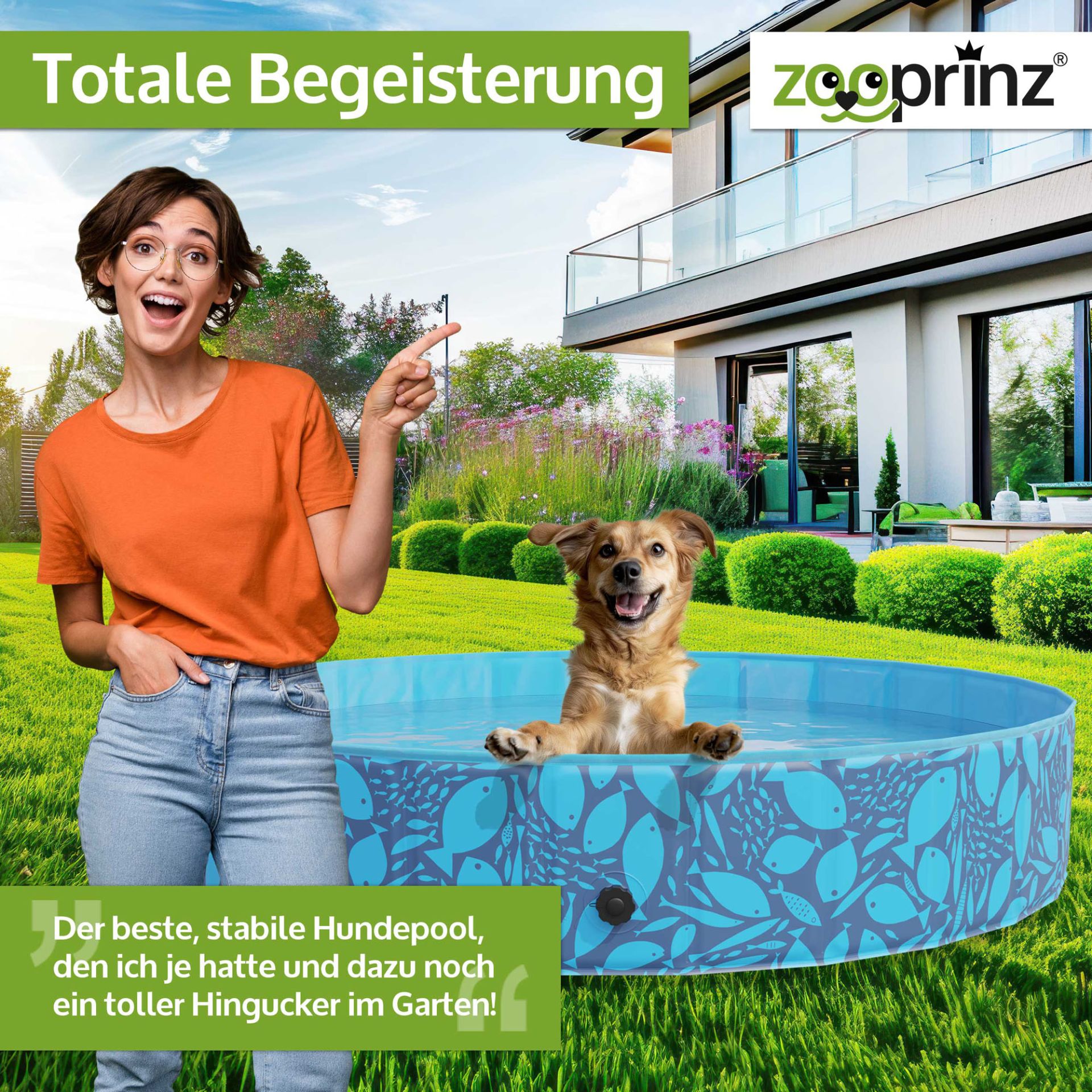 Hundepool; beste Kundenzufriedenheit