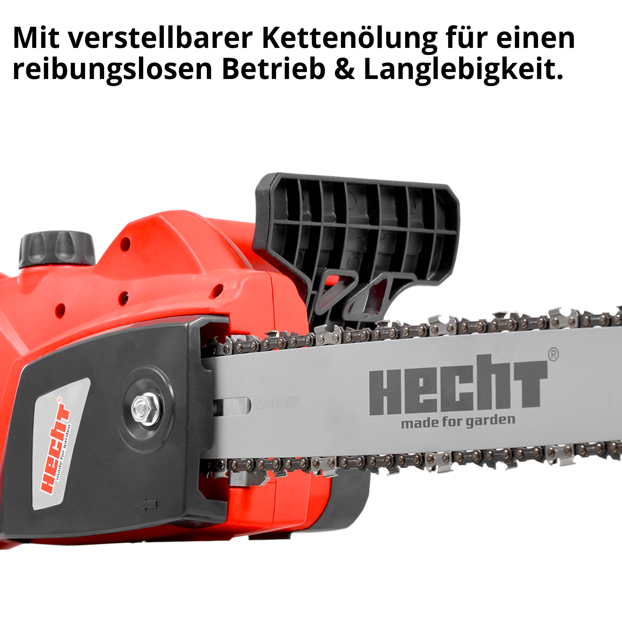 Elektro-Kettensäge mit verstellbarer Kettenölung für Langlebiges arbeiten 
