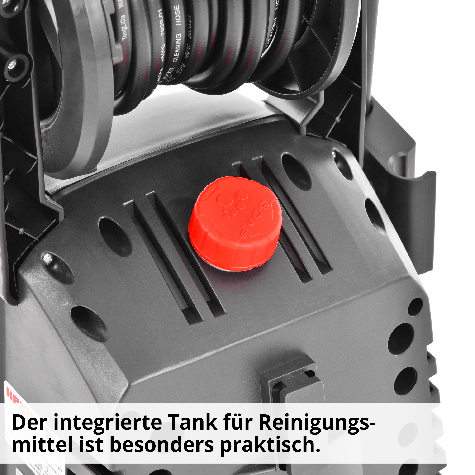 HECHT Hochdruckreiniger »323« Elektrischer Hochdruckreiniger mit integriertem Tank für Reinigungsmittel