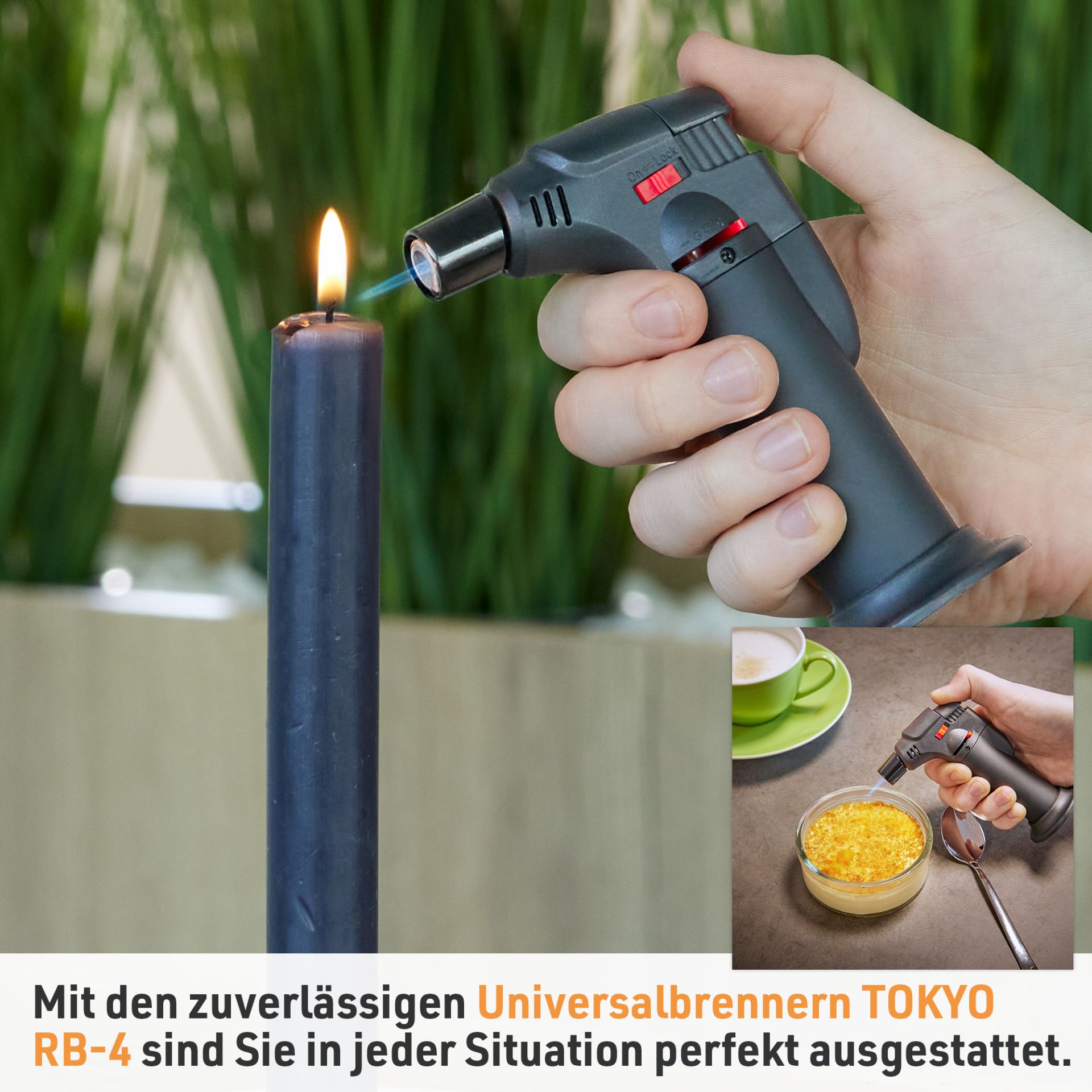 Unilite Universal-Brenner TOKYO; vielseitig einsetzbar