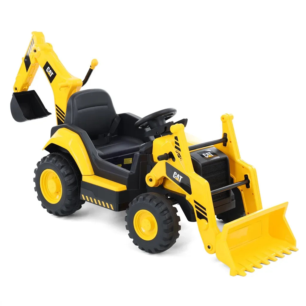 Kindertrecker HECHT CAT Elektro Baggerlader mit beweglichem Baggerarm