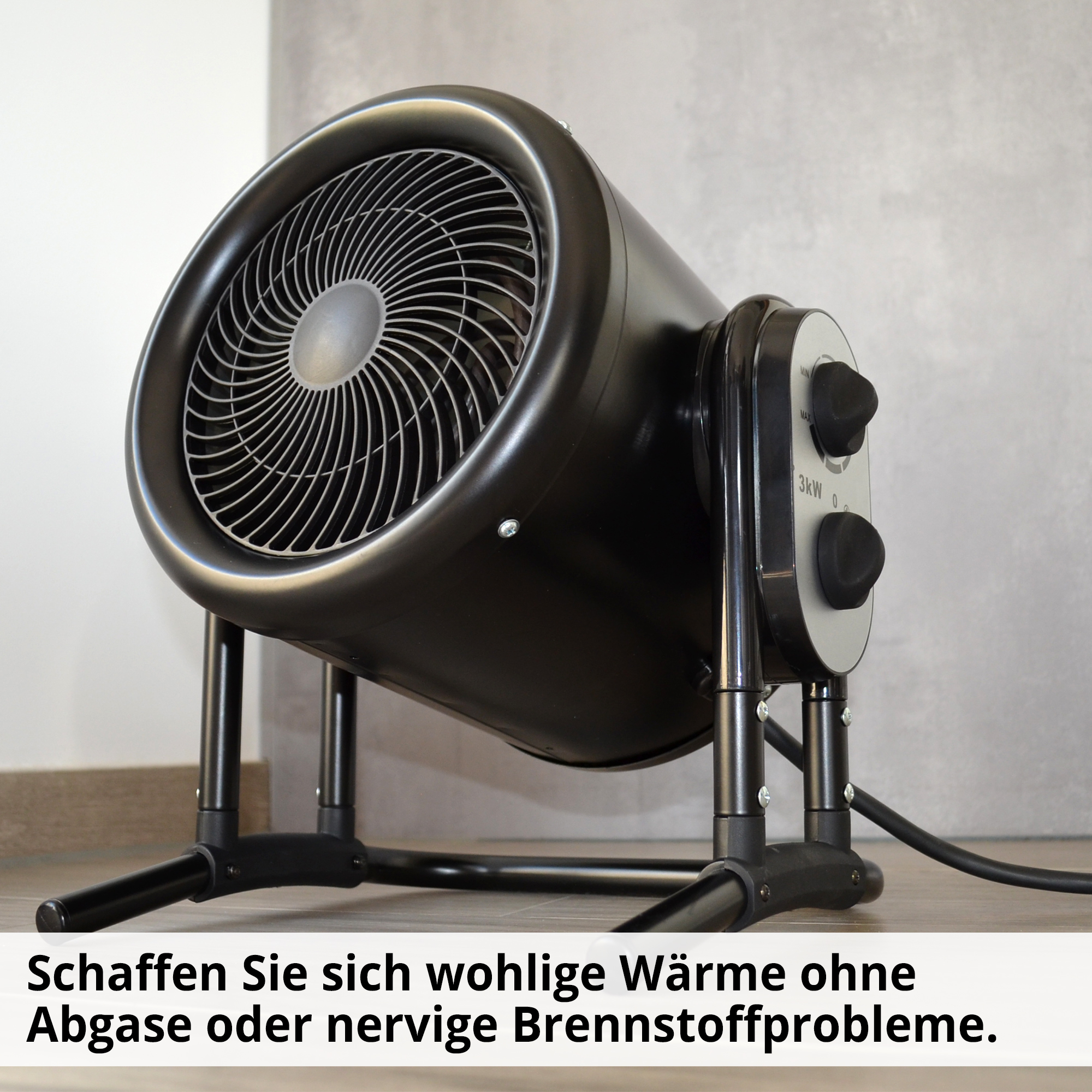 Heizlüfter; Wohlige Wärme ohne Abgase