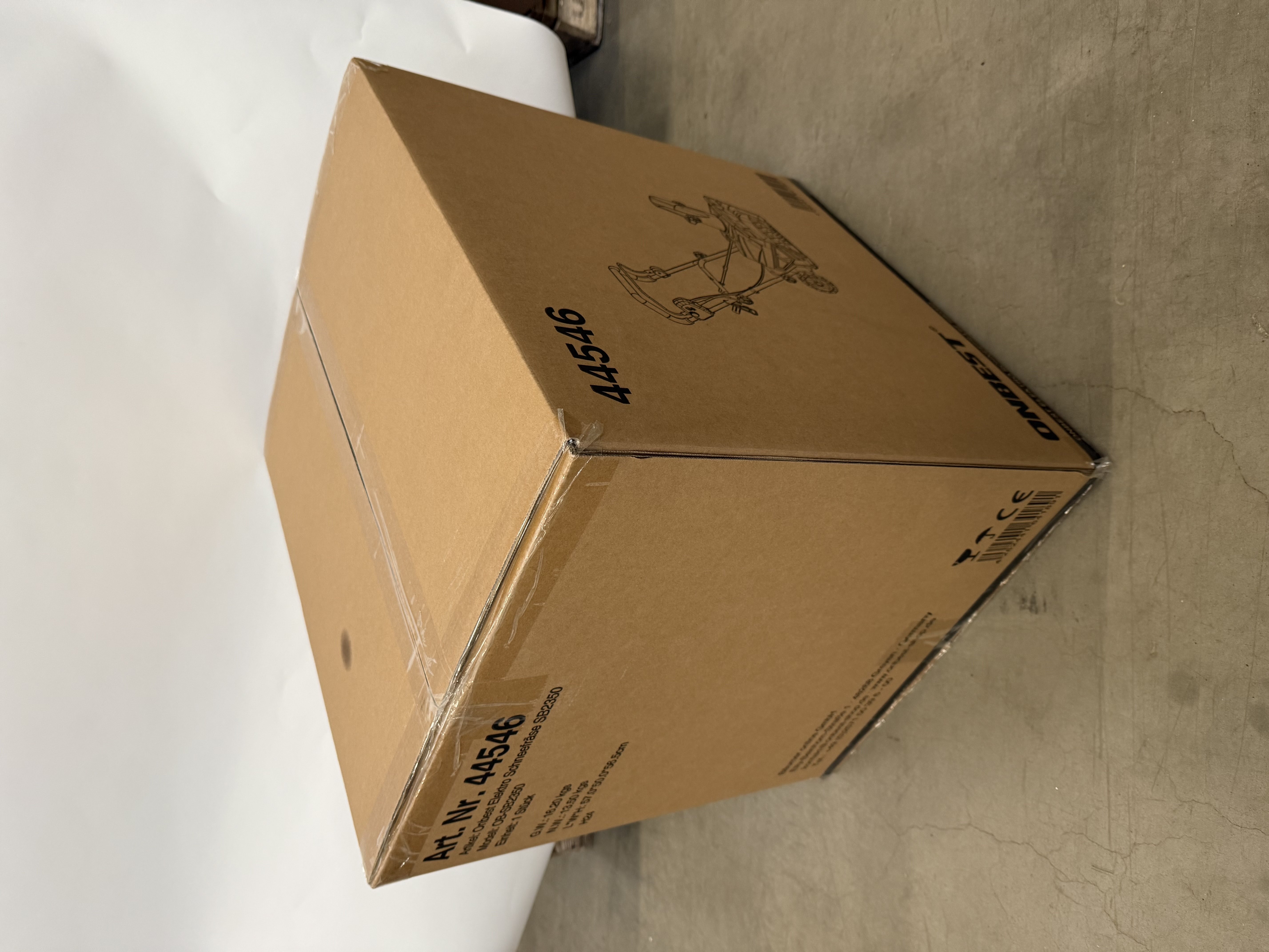 Gartenhacke Kartonage