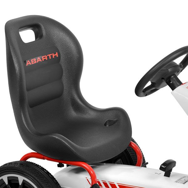 HECHT ABARTH Tretkart White Tretkart mit sicherer Sitzschale HECHT ABARTH Tretkart White Tretkart mit sicherer Sitzschale