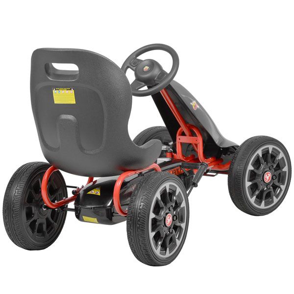 ABARTH Tretkart Black Tretkart für Kinder bis 7 jahre