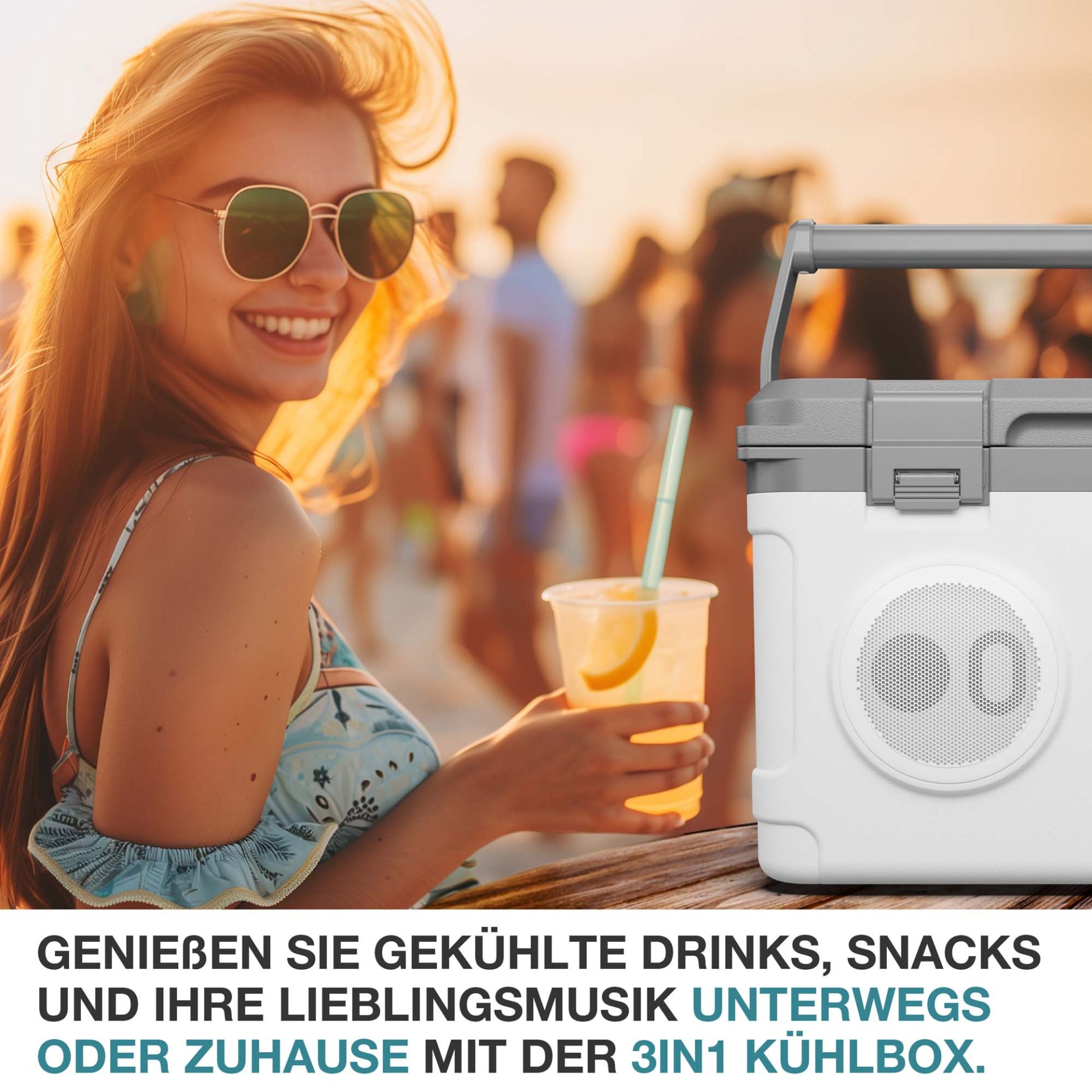 TOM Musikkühlbox CB-210; für Unterwegs geeignet