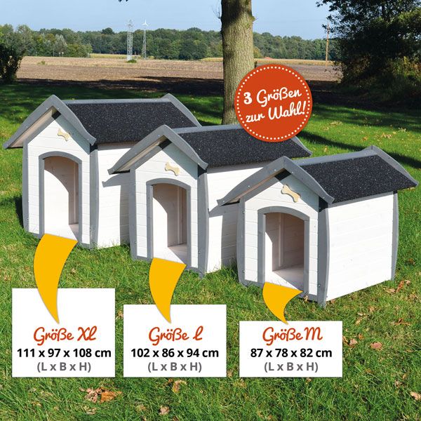 zooprinz Hundehütte »Bella« Große Hundehütte Maße
