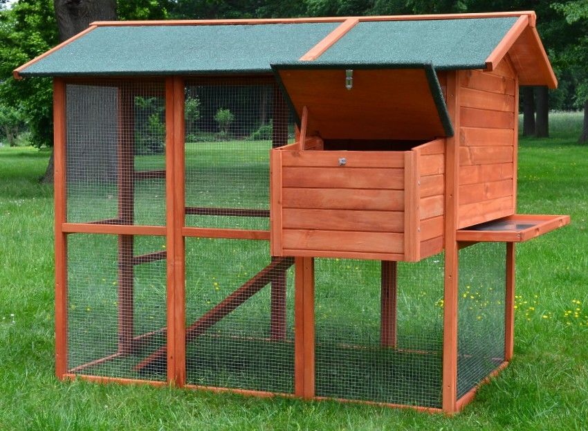 zooprinz Hühnervoliere Premium XXL mit praktischem Brutkasten