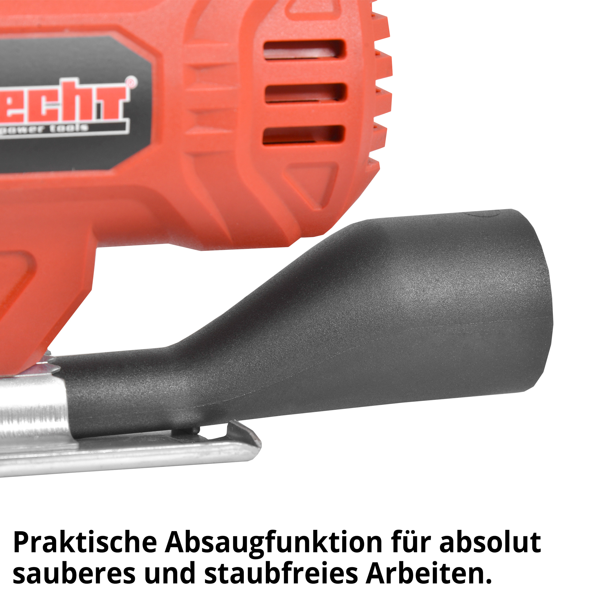HECHT 1541 Stichsäge; Praktische Absaugfunktion für absolut sauberes und staubfreies Arbeiten