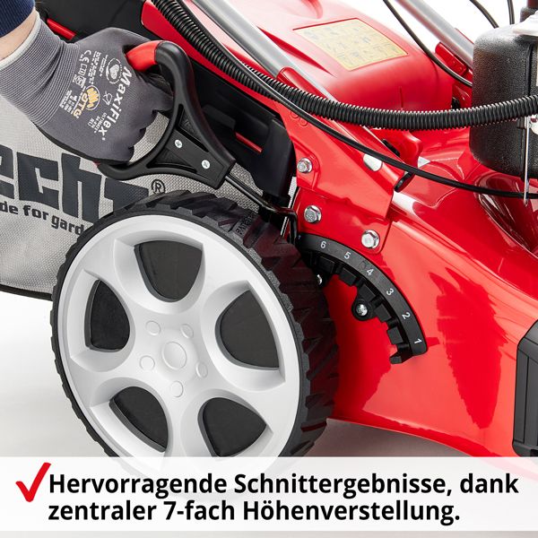 HECHT Benzin Rasenmäher »5484 SXE« Benzin Rasenmäher mit verstellbarer Schnitthöhe