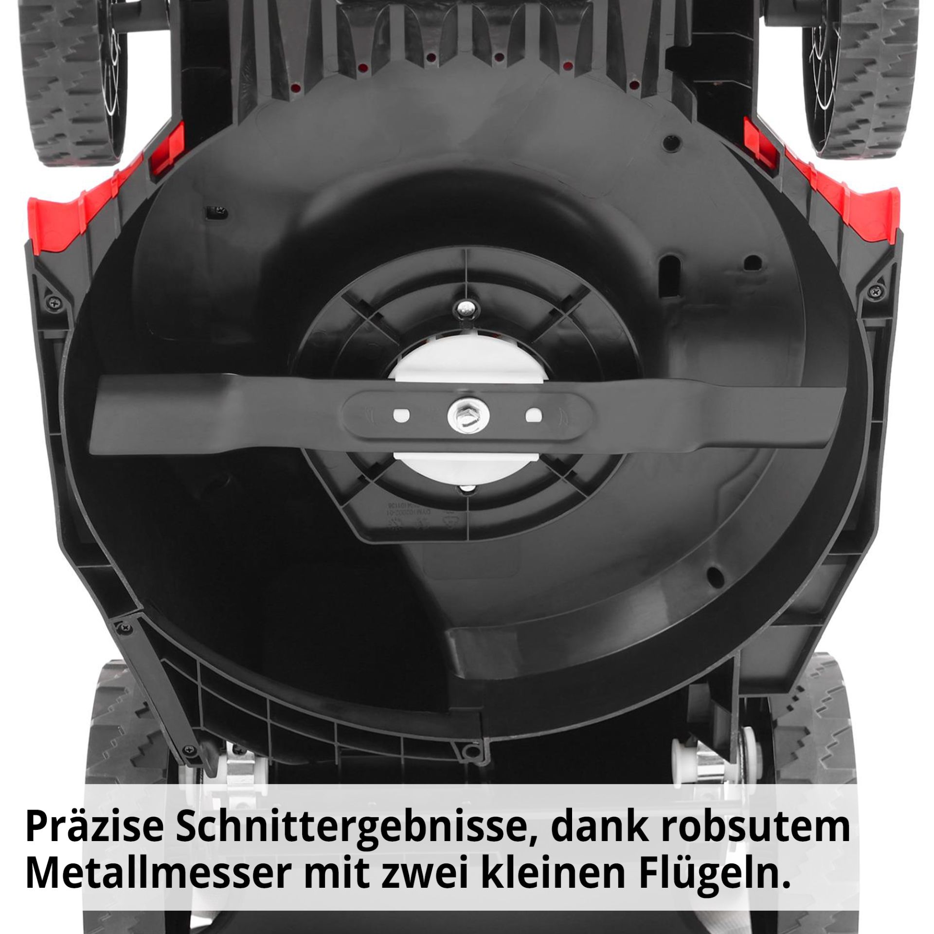 Hecht Akku-Rasenmäher 5043 mit robusten Metallmesser und Präzise Ergebnisse 