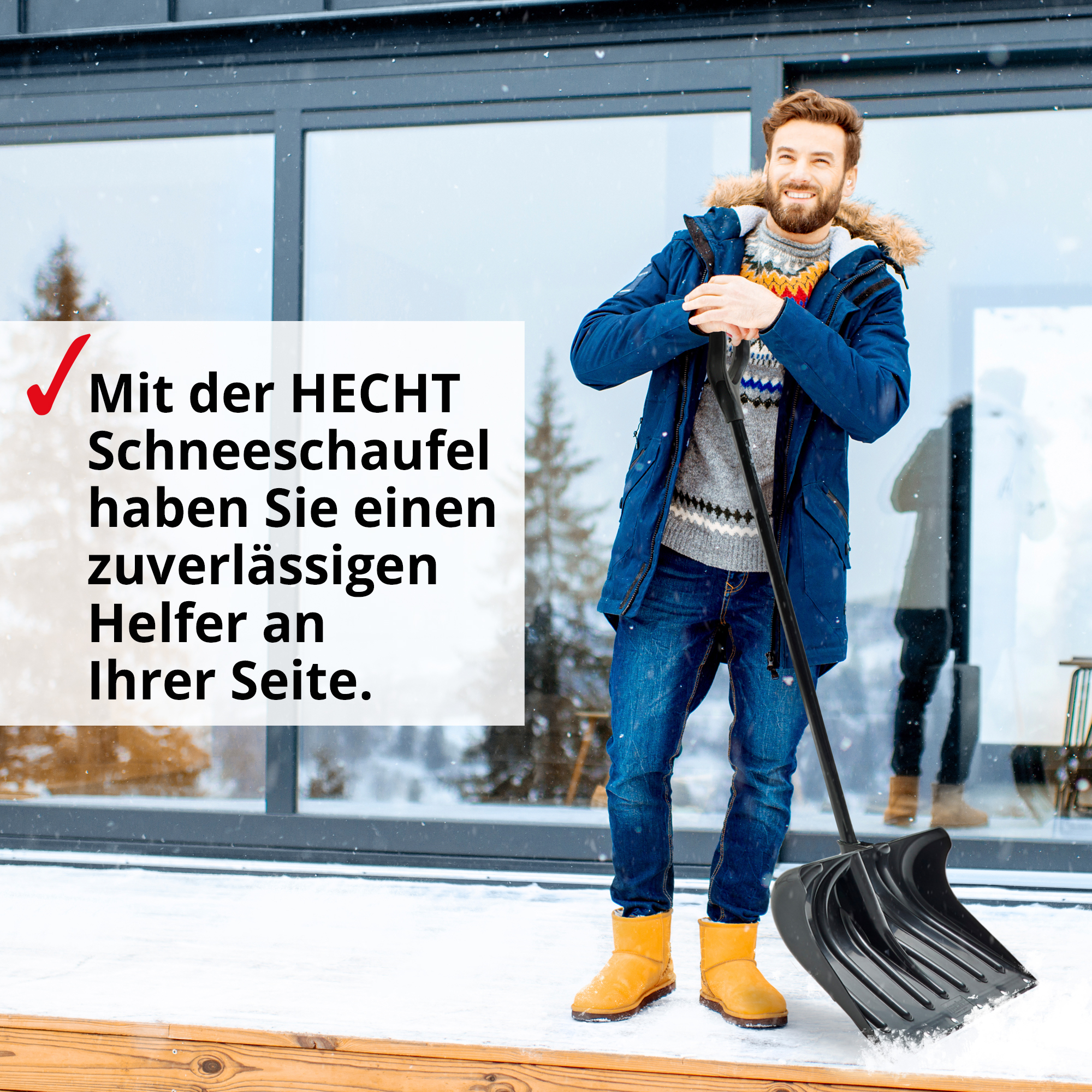 Schneeschaufel HECHT