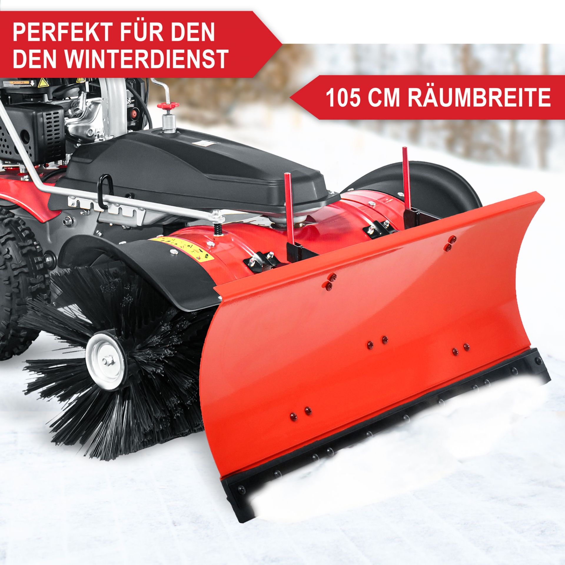Schneeschild 105 cm - Perfekt für den Winterdienst Schneeschild 105 cm - Perfekt für den Winterdienst