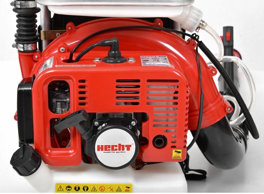 HECHT Benzin Motor Rücken Spritze 459 mit starkem Motor
