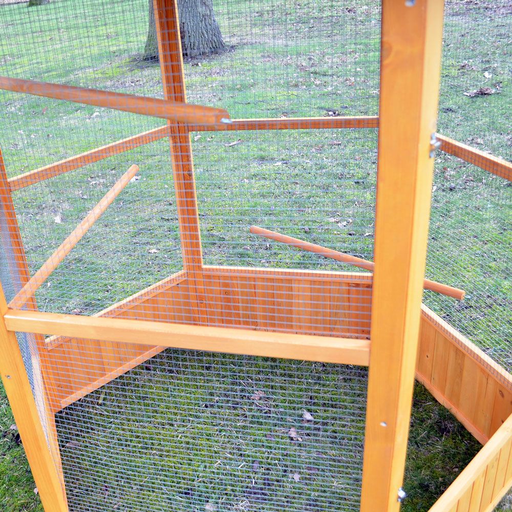zooprinz Vogelvoliere Maxi mit offenem Boden 
