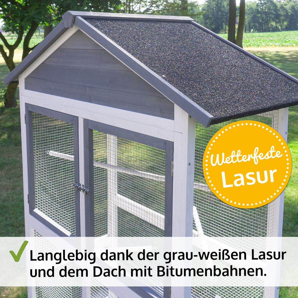 Vogelvoliere Apollo XL; wetterbeständig