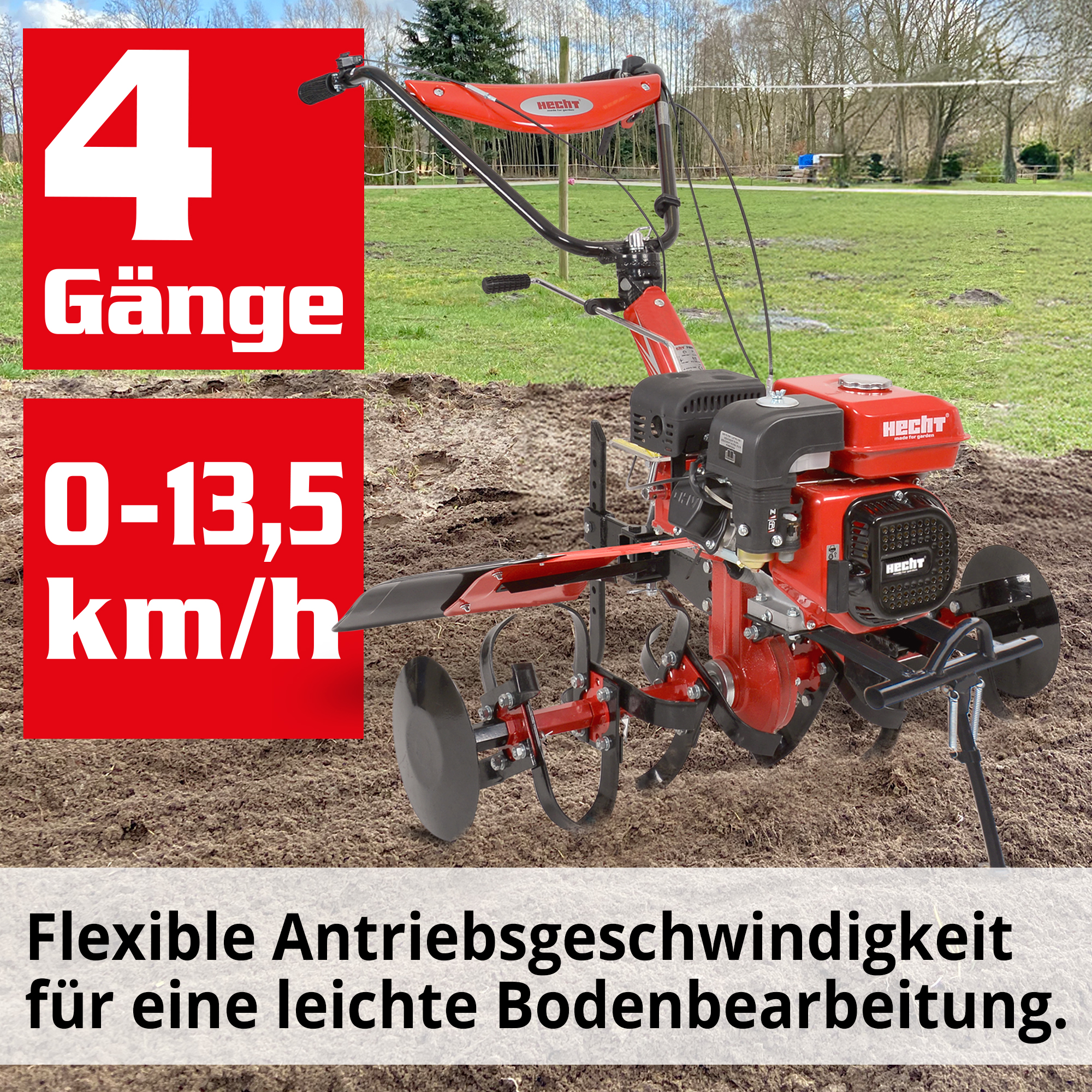 HECHT Gartenhacke im Set »7100« mit verstellbarer Antriebsgeschwindigkeit