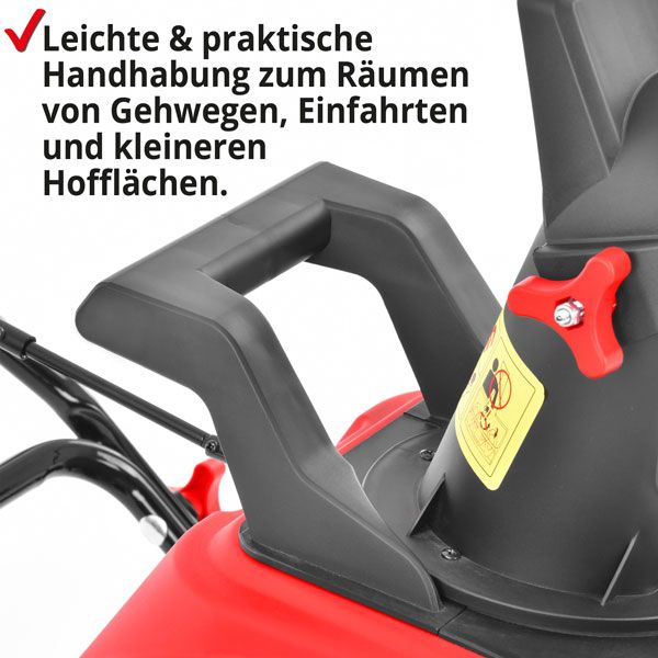 Hecht Elektro-Schneefräse 9201 E Ideal für Gehwege Einfahrten und kleinen Hofflächen 