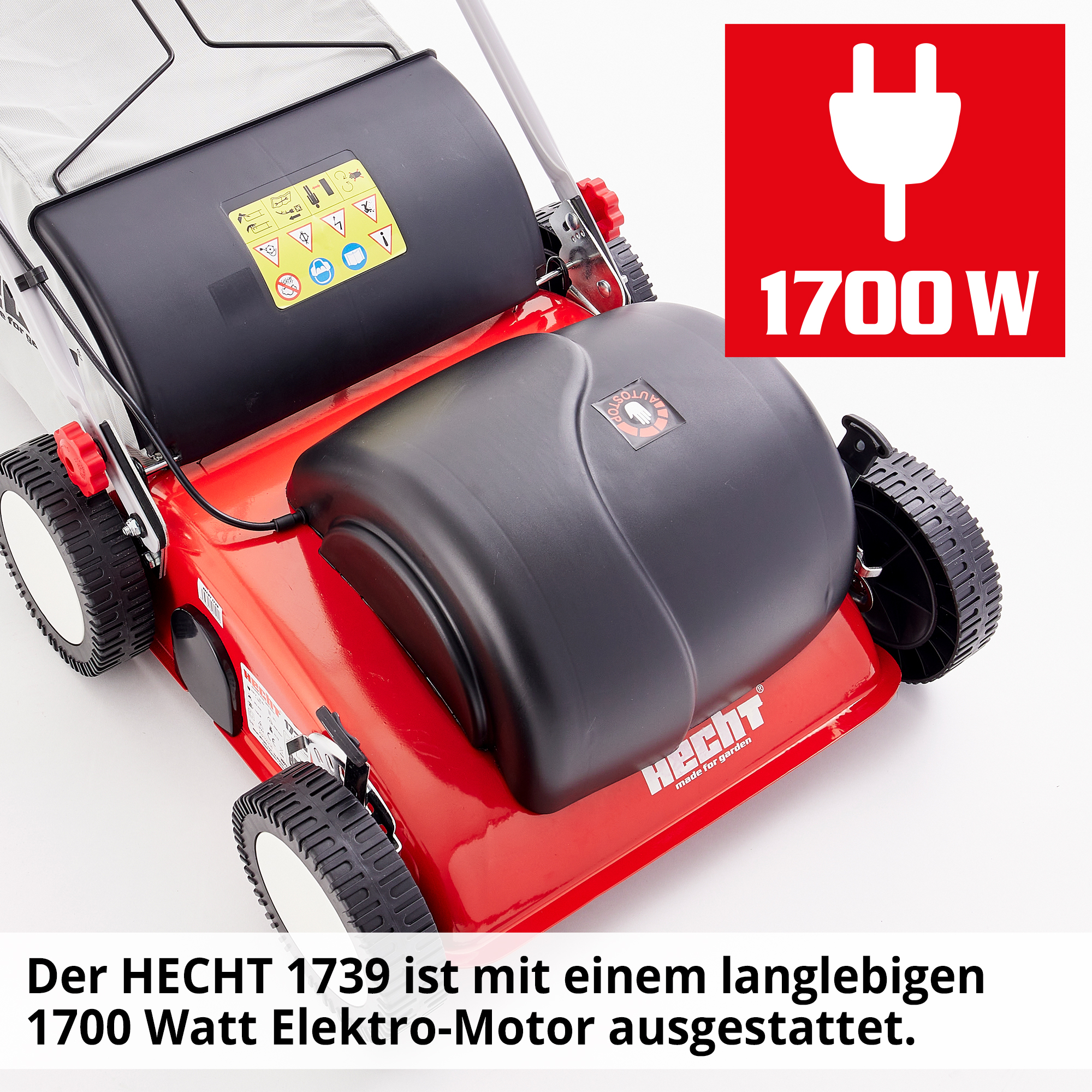 Vertikutierer; 1700 Watt Elektromotor