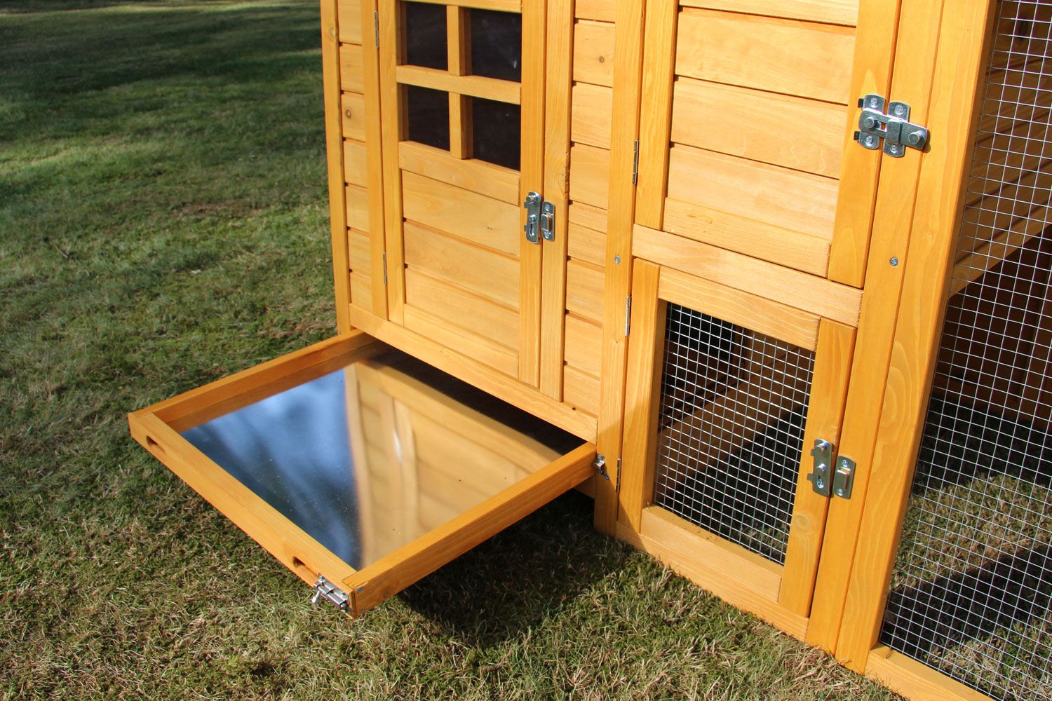 Hühnerstall Hühnervoliere Flexi Kotschublade