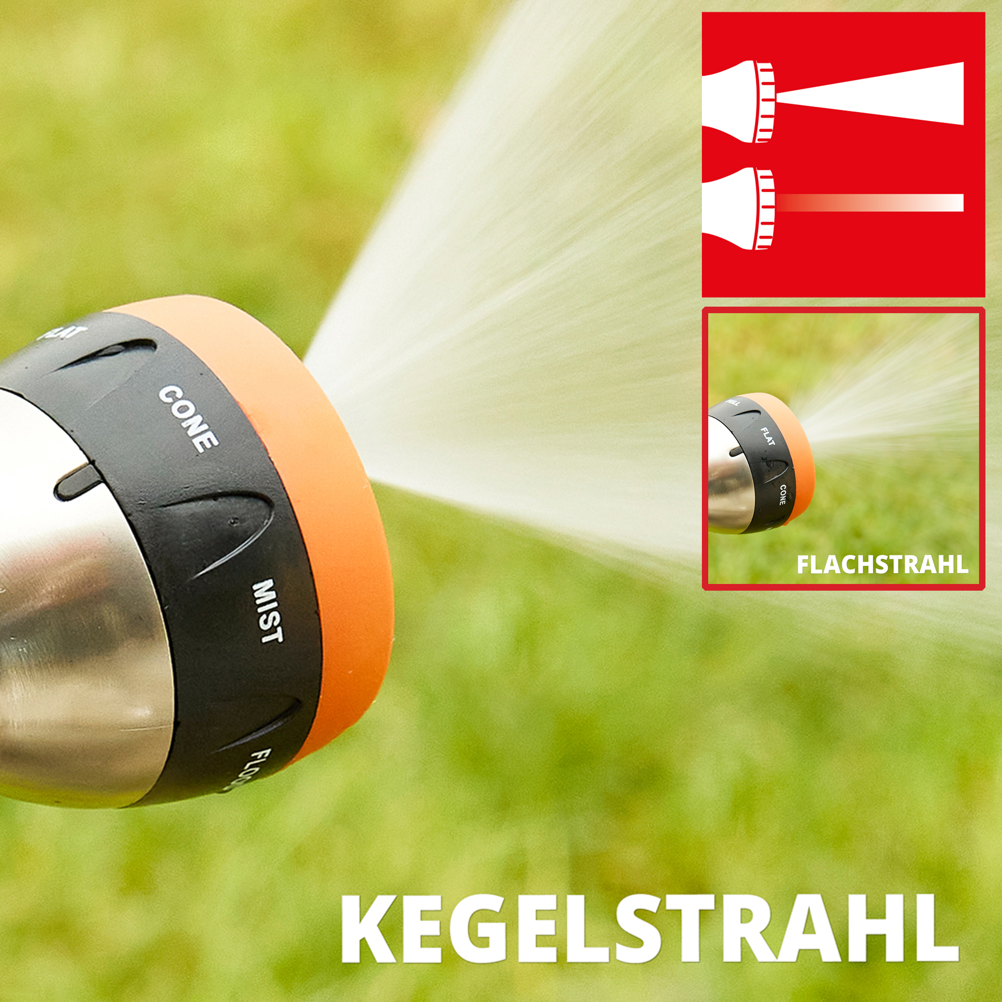 HECHT Handbrause »02096« Handbrause mit Kegelstrahl