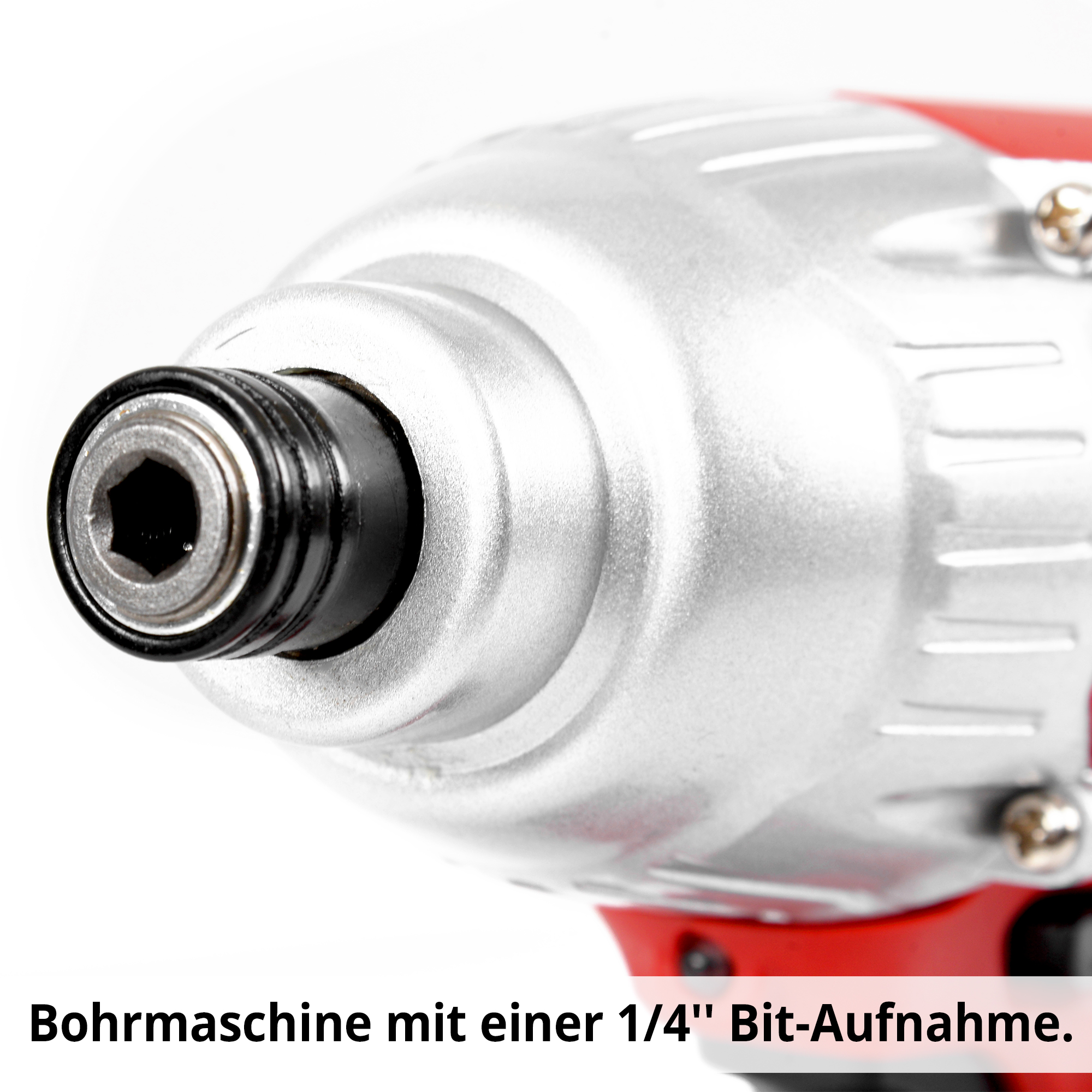 HECHT 1255 Akku Schlagbohrer mit einer 1/4“ Bit-Aufnahme 