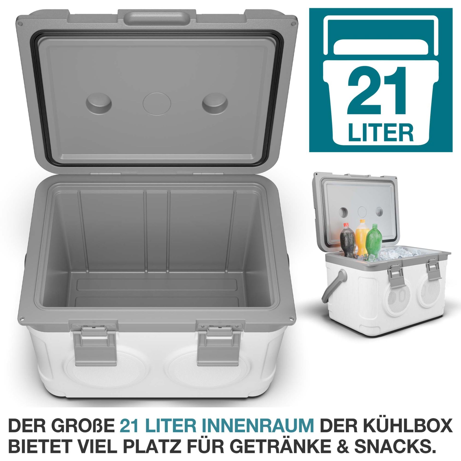TOM Musikkühlbox CB-210; 21 Liter Innenraum