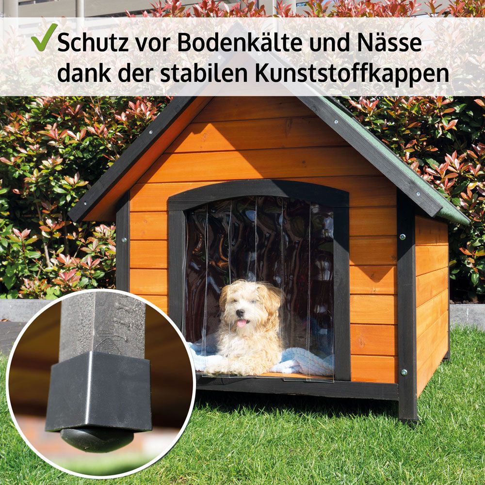 Hundehütte Luna L; Schutz vor Bodenkälte und Nässe