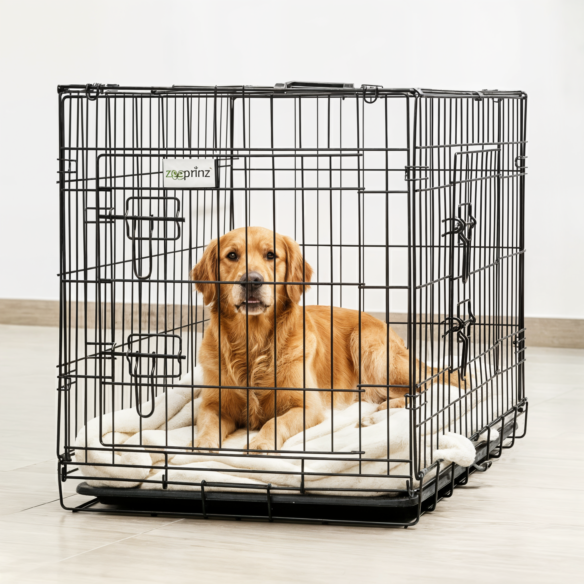 Hundekäfig zooprinz faltbar XL für große Hunde wie Labrador oder Husky