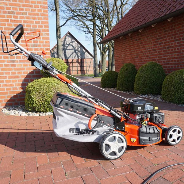  Benzin-Rasenmäher Schwarz orange mit 51 cm Schnittbreite 4 kW