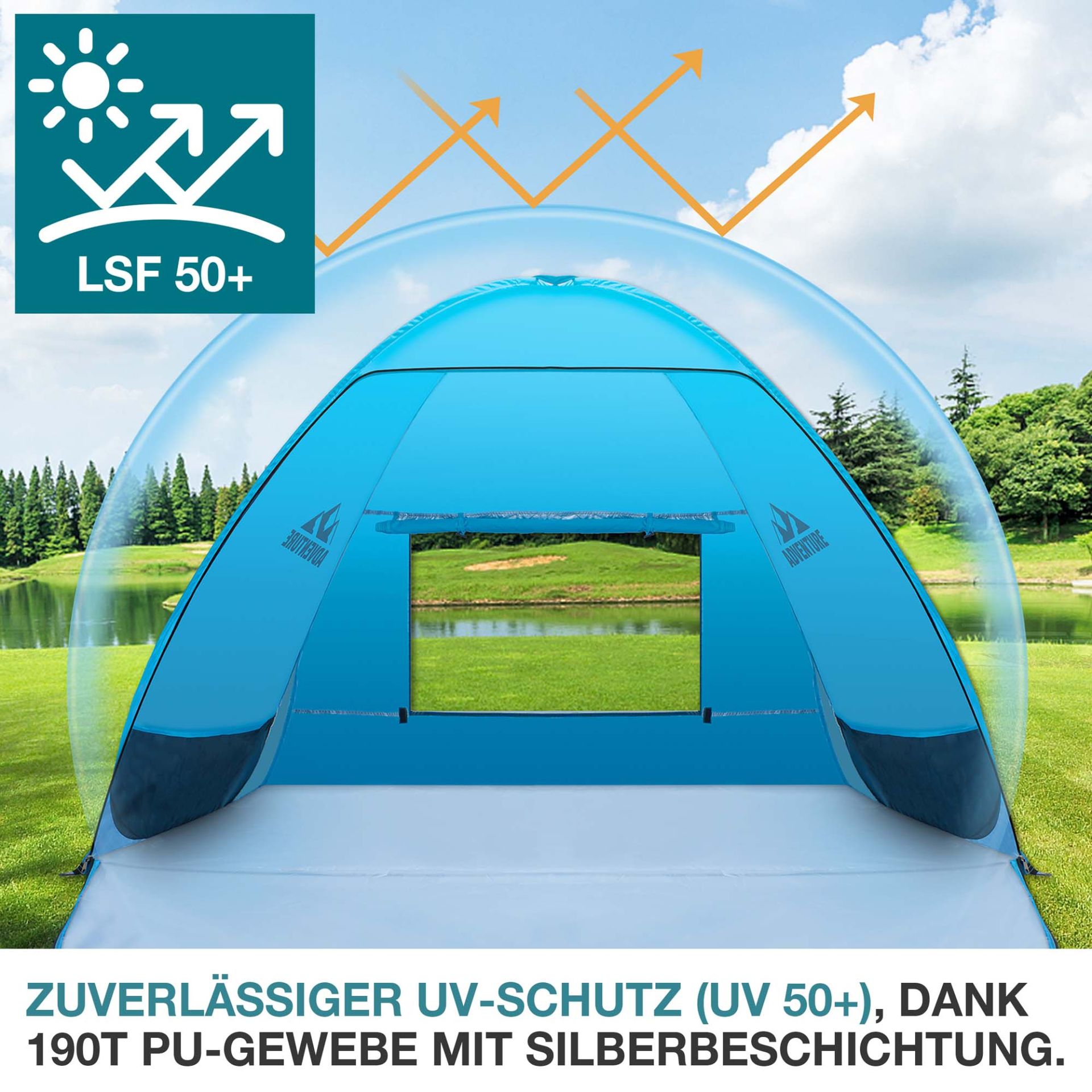 Tom Strandmuschel BS-100; UV-Schutz 50+