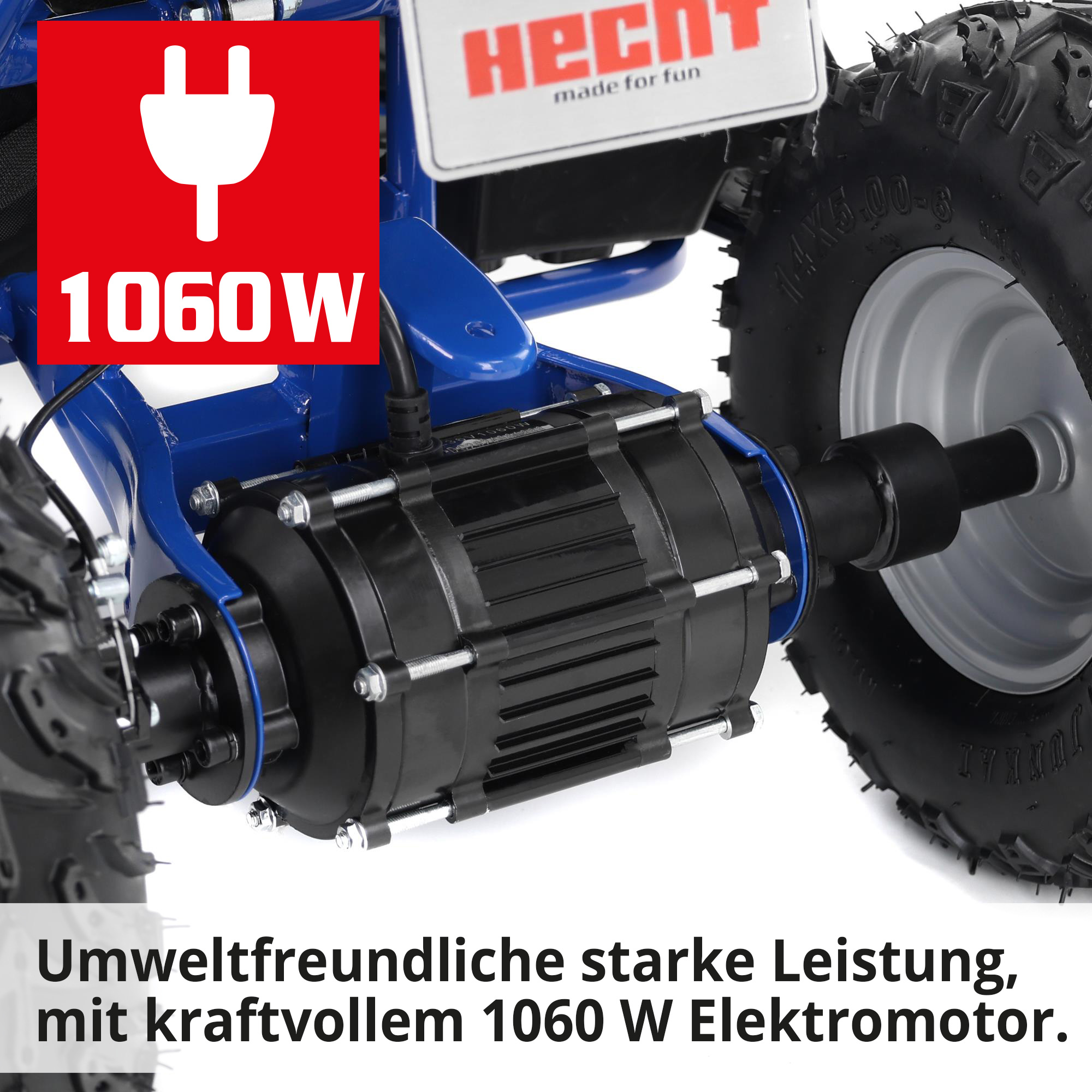 Elektro Quad; starker 1060 Watt Elektro Motor