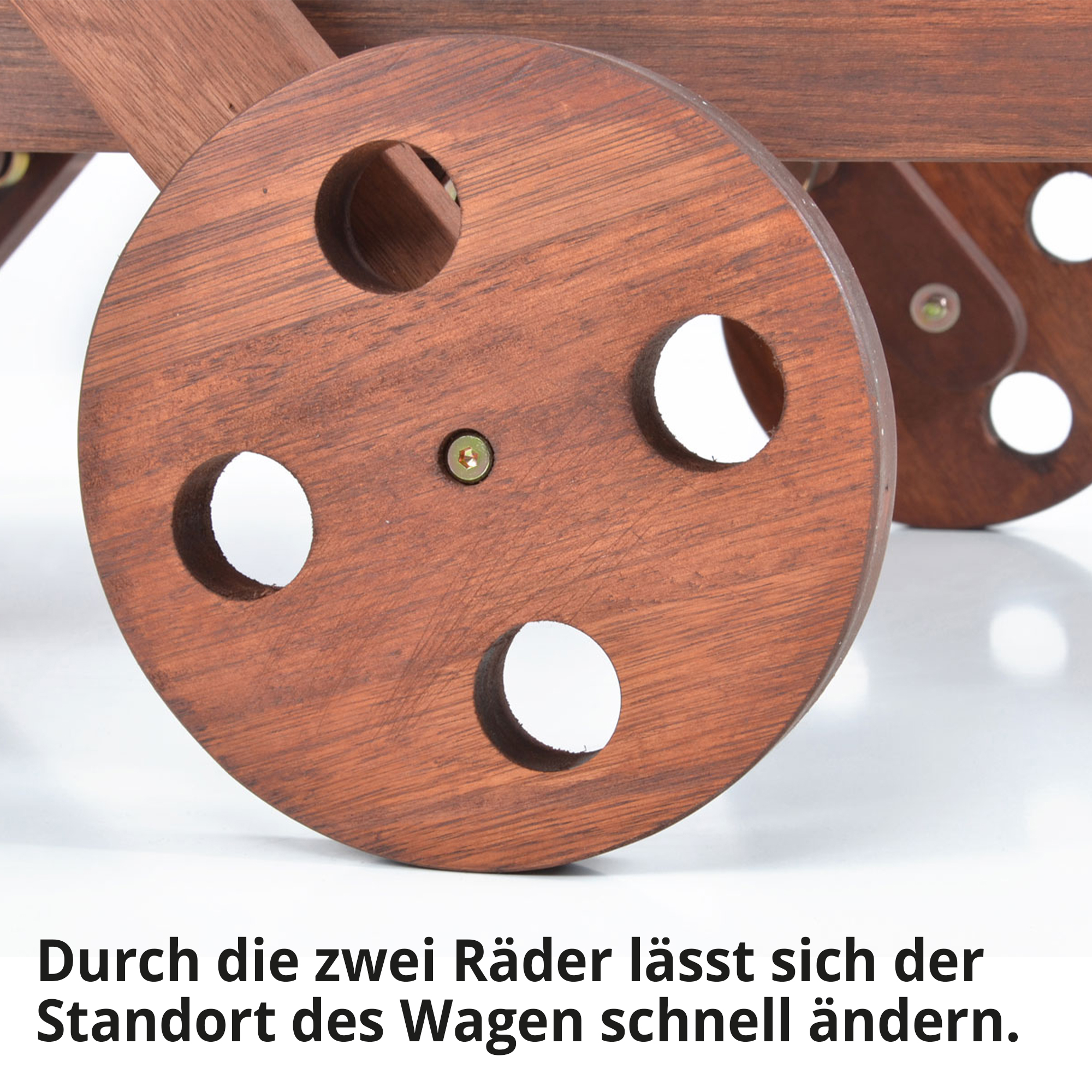 HECHT Servierwagen »Serving« mit zwei Rädern zum mobilen Transport HECHT Servierwagen »Serving« mit zwei Rädern zum mobilen Transport