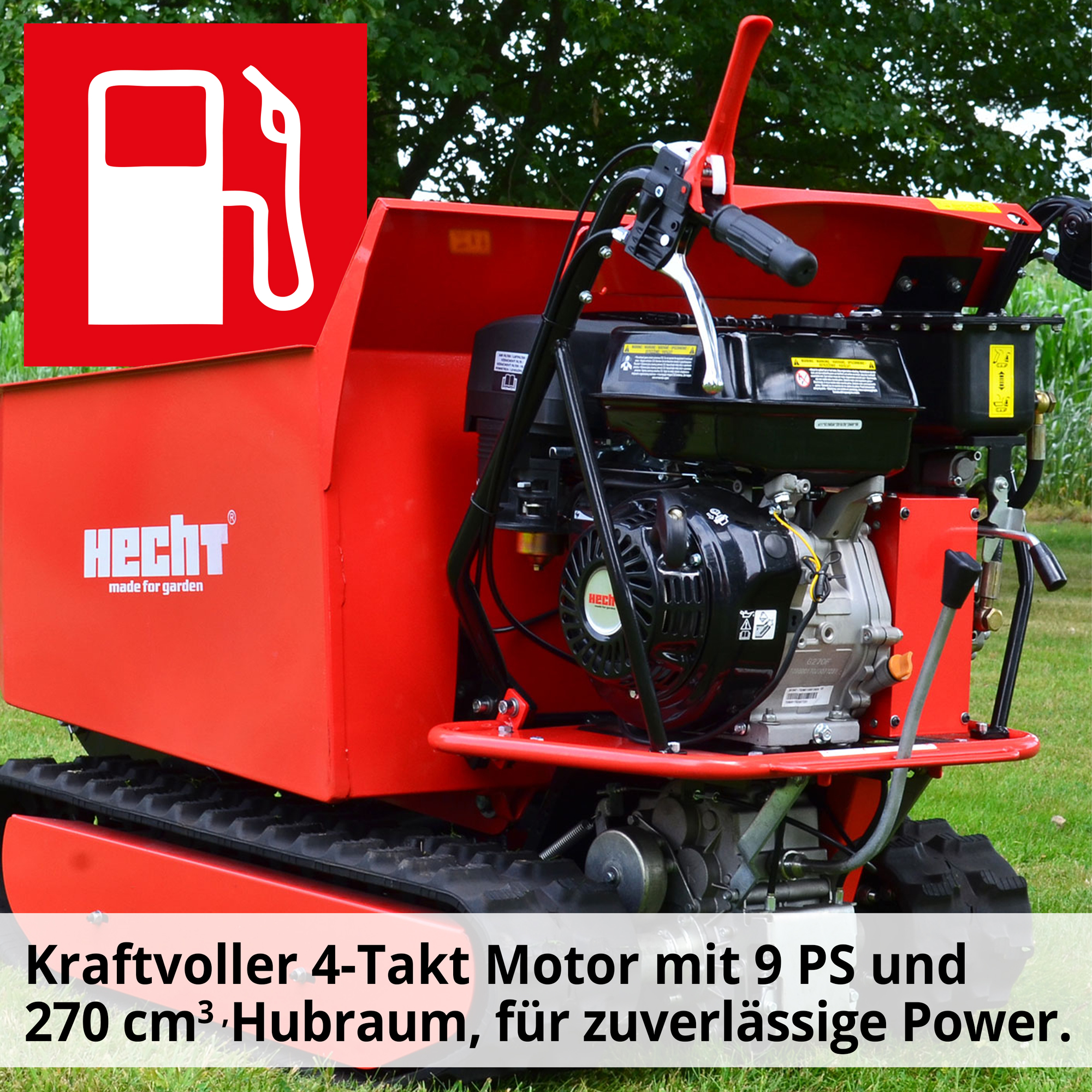 HECHT Raupendumper »2950« Raupe mit kraftvollem Motor und zuverlässiger power