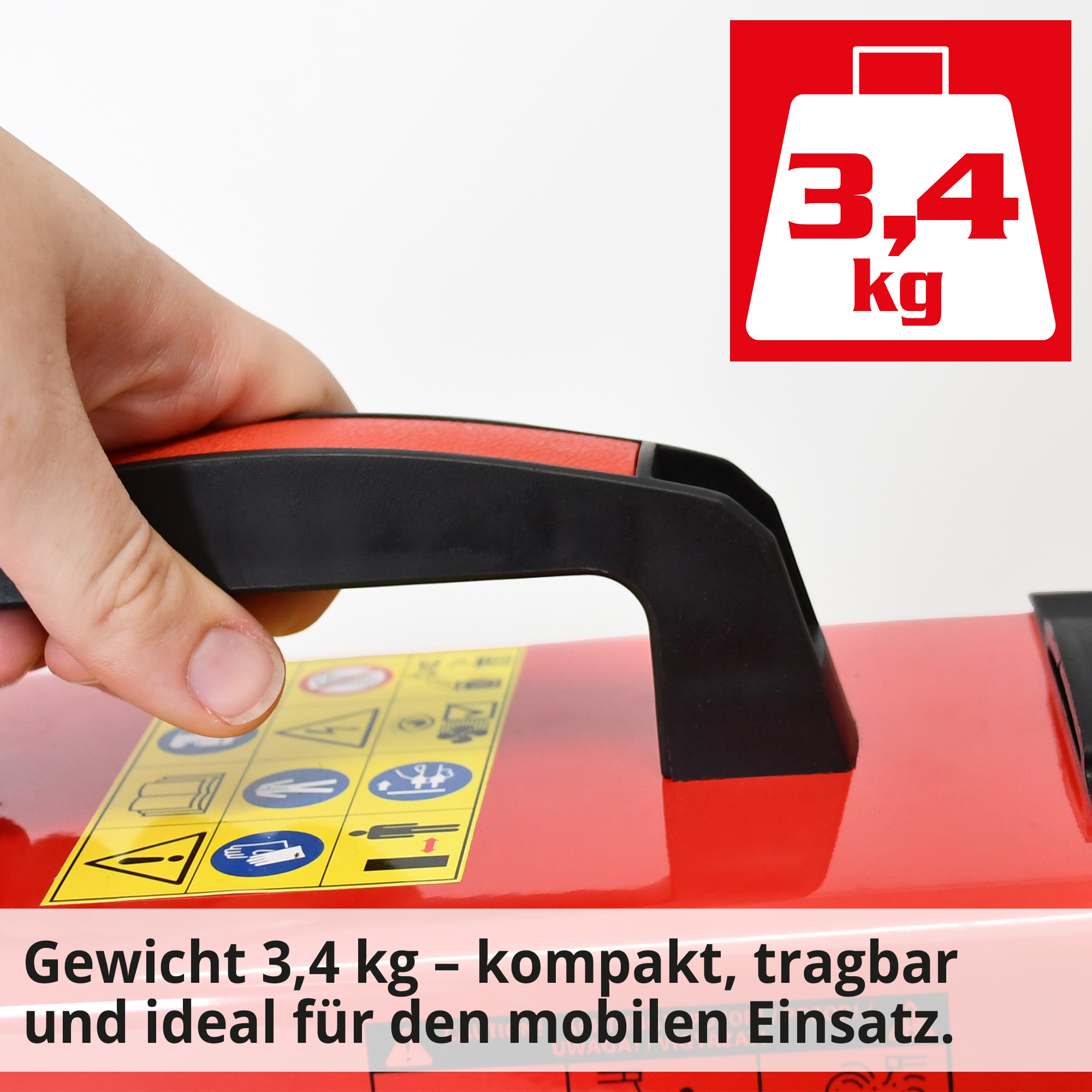 HECHT 1824 MMA Inverter Schweißgerät; leichtes Gewicht - kompakt, tragbar und ideal den mobilen Einsatz