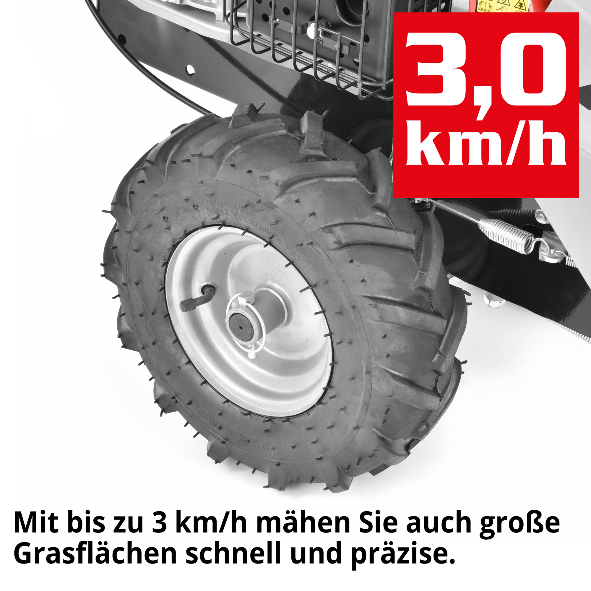 Wiesenmäher HECHT 587 für Naturgärten und unebenes Gelände