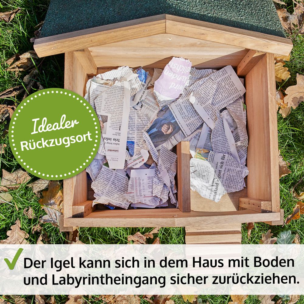 Igelhaus Ruby; Idealer Rückzugsort