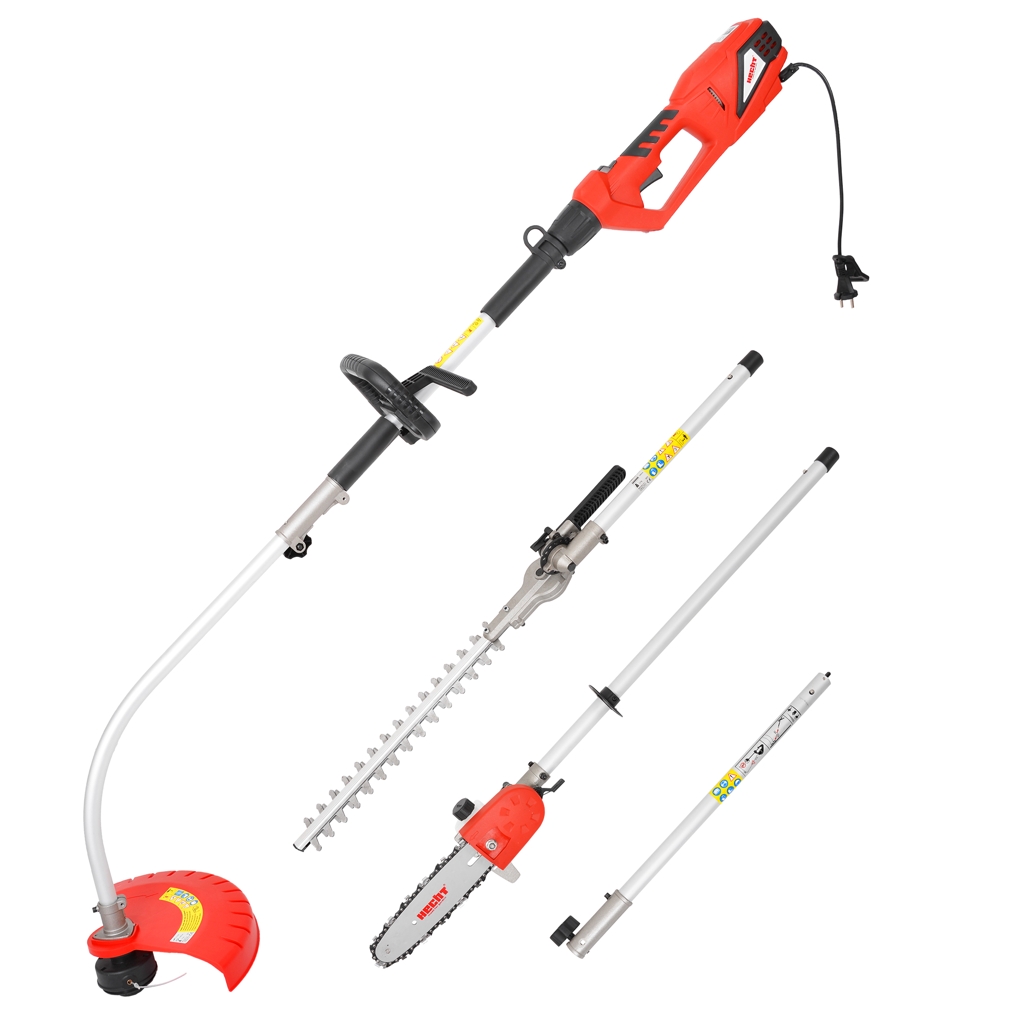 Hecht Elektro-Multitool 690 mit 900 Watt und Rasentrimmer 