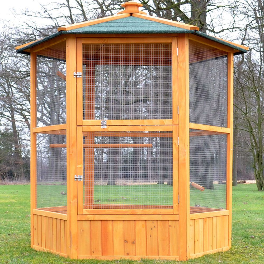zooprinz Vogelvoliere Maxi Sechseckiger Vogelkäfig 