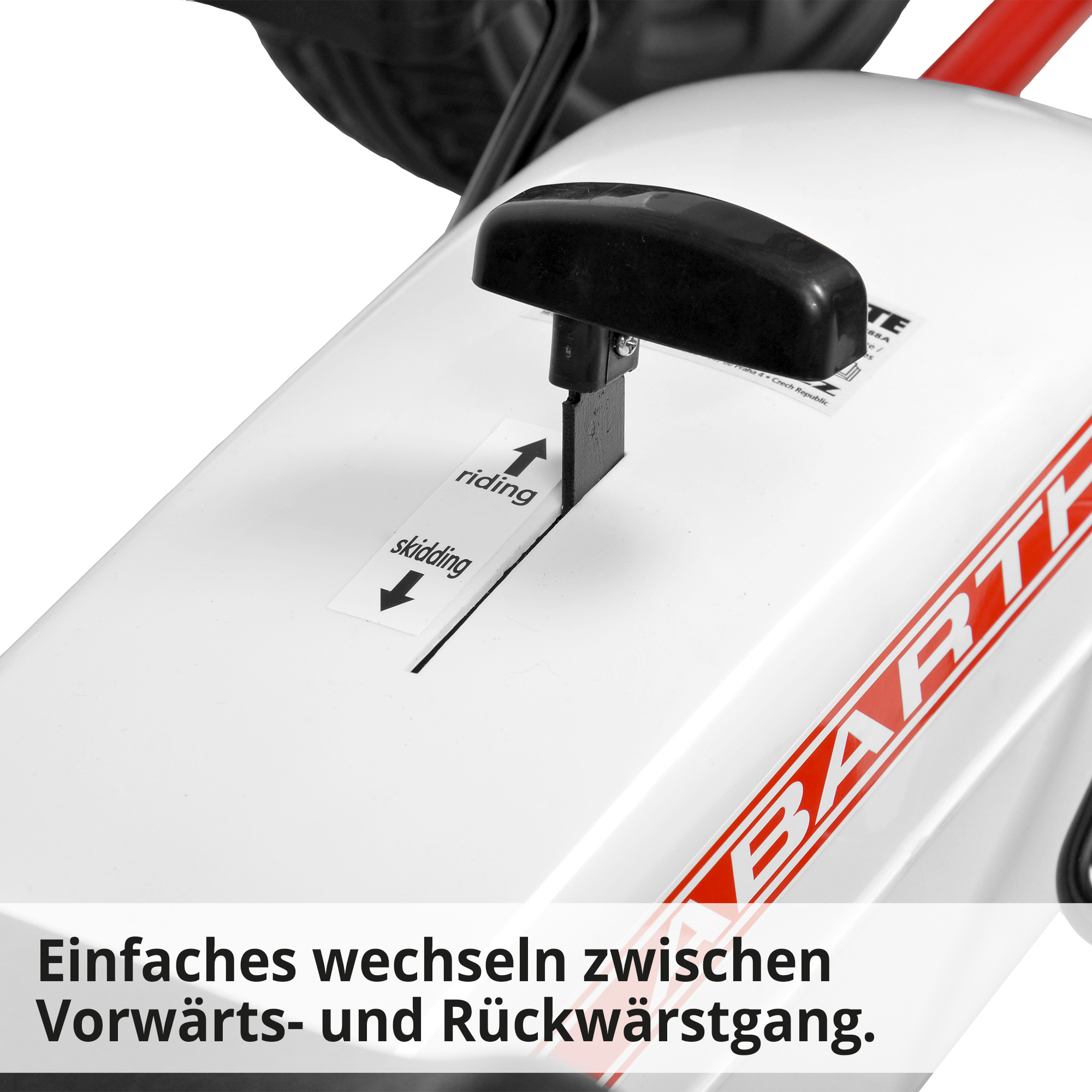 HECHT ABARTH Tretkart White Tretkart mit mehreren Gängen HECHT ABARTH Tretkart White Tretkart mit mehreren Gängen